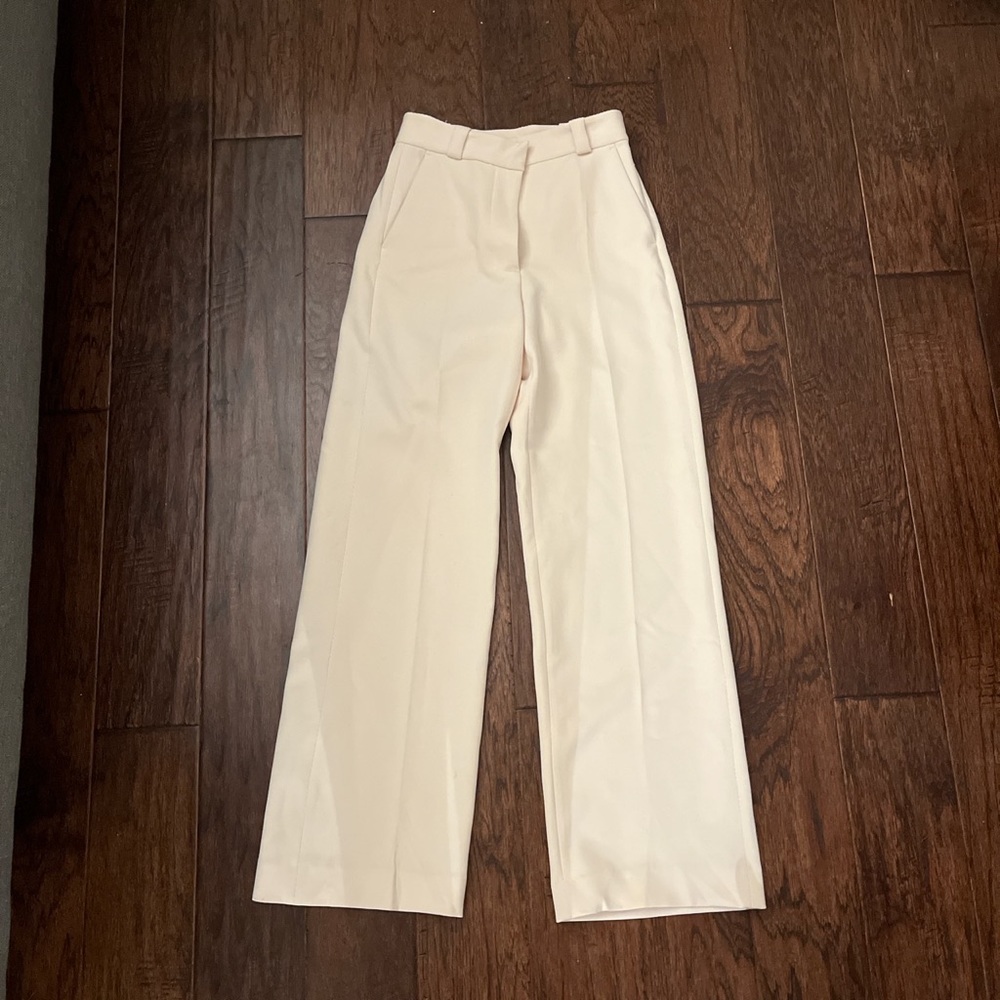 NWT And Other Stories cream trousers